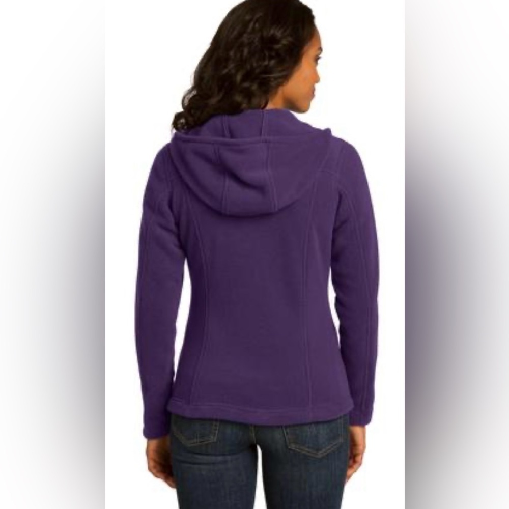 💥EDDIE BAUER LADIES HOODED FULL-ZIP FLEECE JACKET STYLE EB206💥 - Picture 3 of 16
